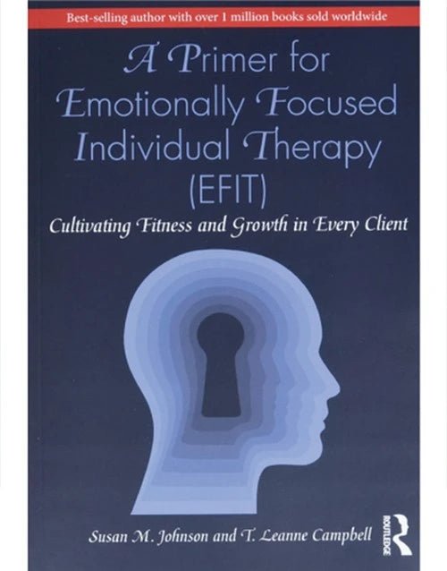 Book cover of A Primer for Emotionally Focused Individual Therapy EFIT with keyhole head graphic
