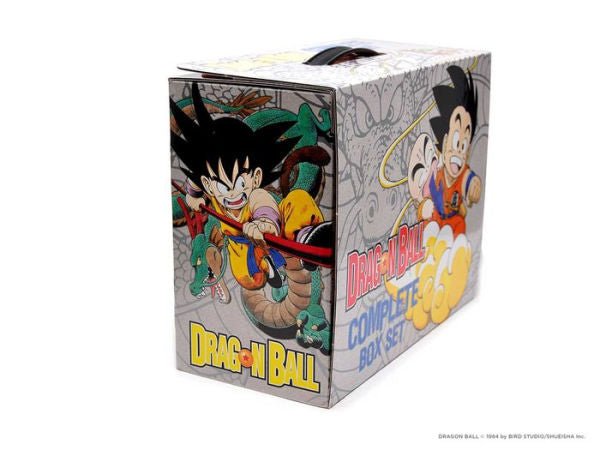 Dragon Ball complete box set manga collection volumes 1-16 with colorful Goku illustrations